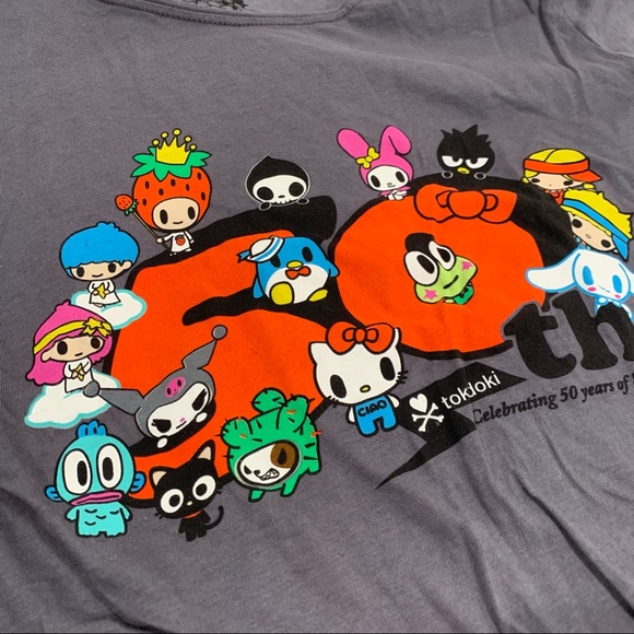 Tokidoki Sanrio 50th Anniversary T-Shirt - Picture 2 of 3
